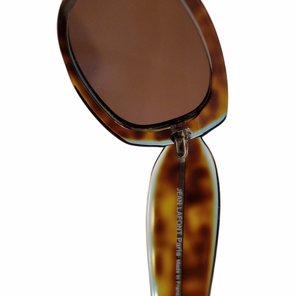 Authentic Lafont tortoiseshell/aqua sunglasses - Picture 3 of 7